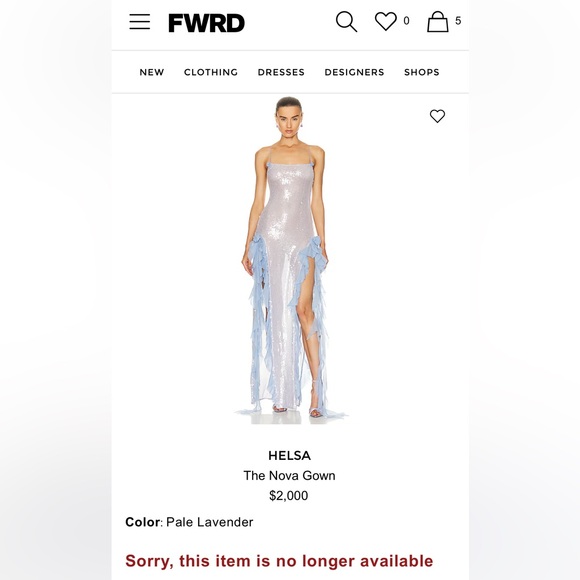 Helsa Nova Gown - Picture 11 of 15